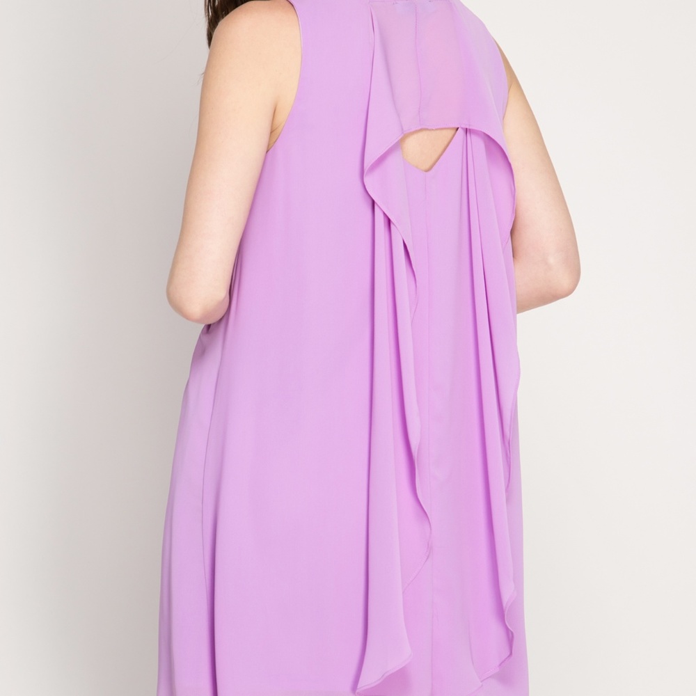 Sleeveless Swing Dress (BLACK ONLY)